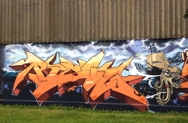 Graffiti Wall - Photo by ZUGZWANG (2017)