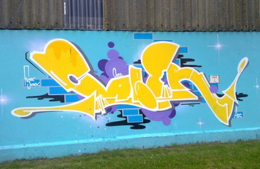 Graffiti Wall - Photo by ZUGZWANG - caber, bremerhaven (2016)