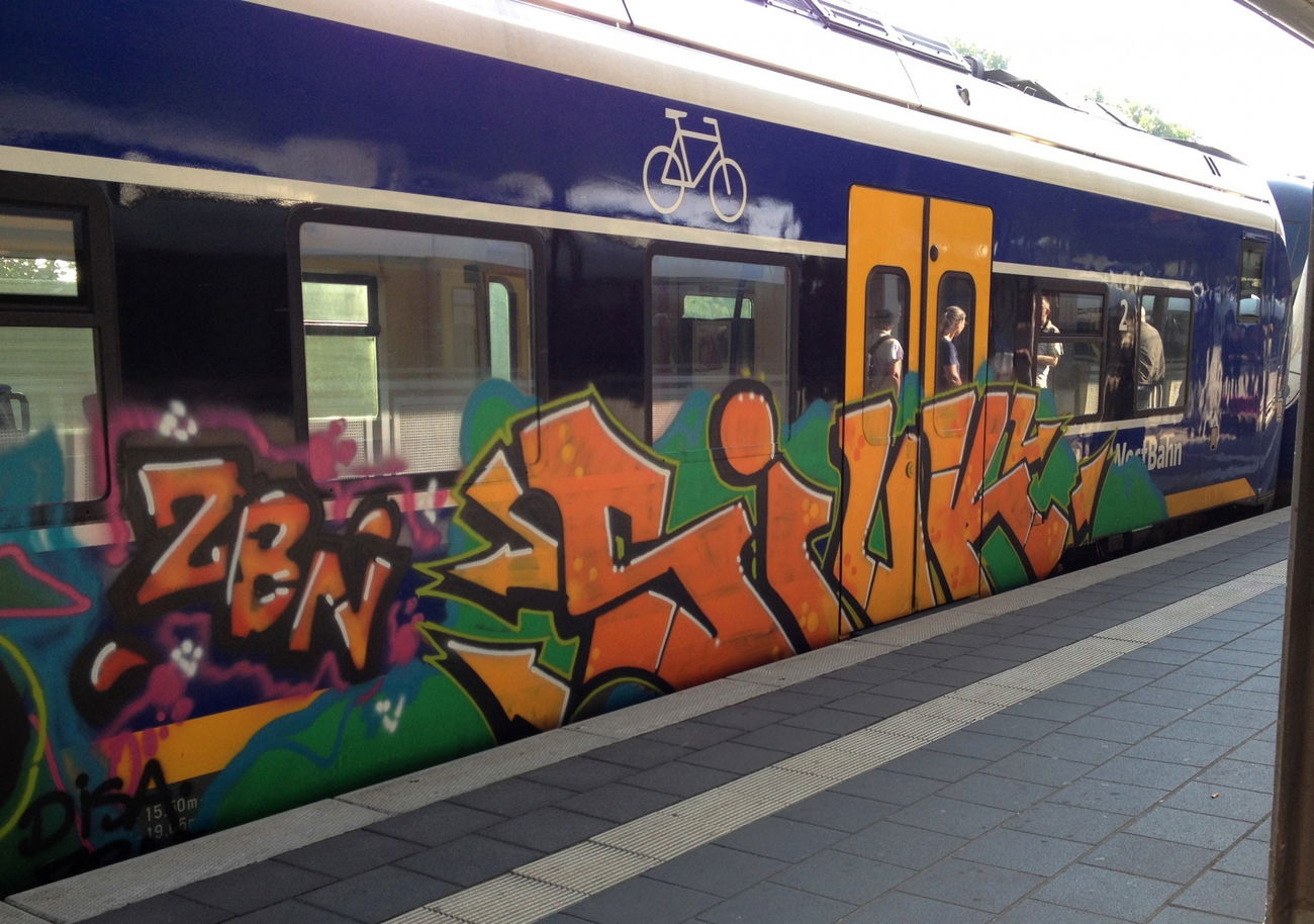 Graffiti Train - Photo by ZUGZWANG (2017)
