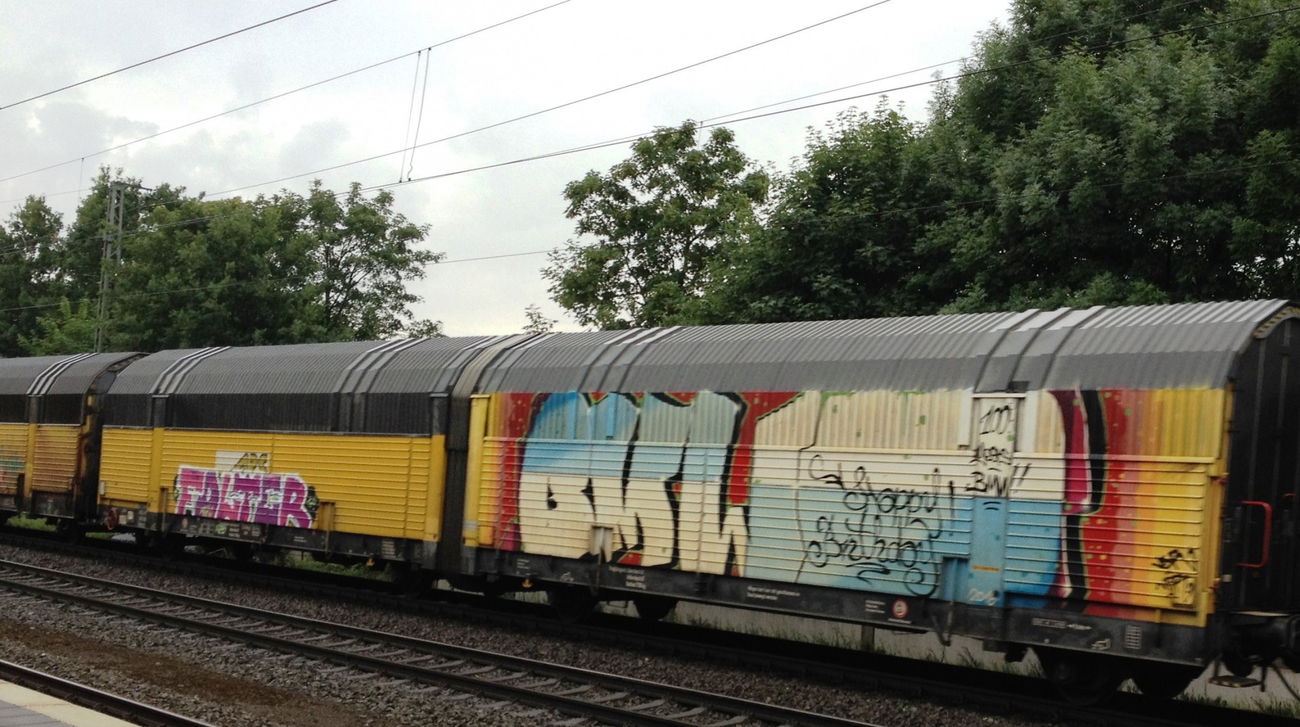 Graffiti Train - Photo by ZUGZWANG - folter