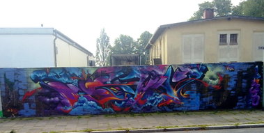 Graffiti Wall - Photo by ZUGZWANG - bremerhaven (2015)
