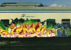 Graffiti Train - Photo by ZUGZWANG - jepsy, trd