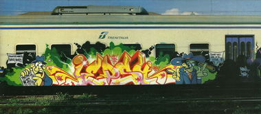 Graffiti Train - Photo by ZUGZWANG - jepsy, trd