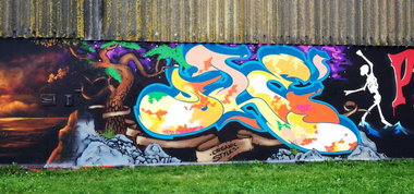 Graffiti Wall - Photo by ZUGZWANG (2017)