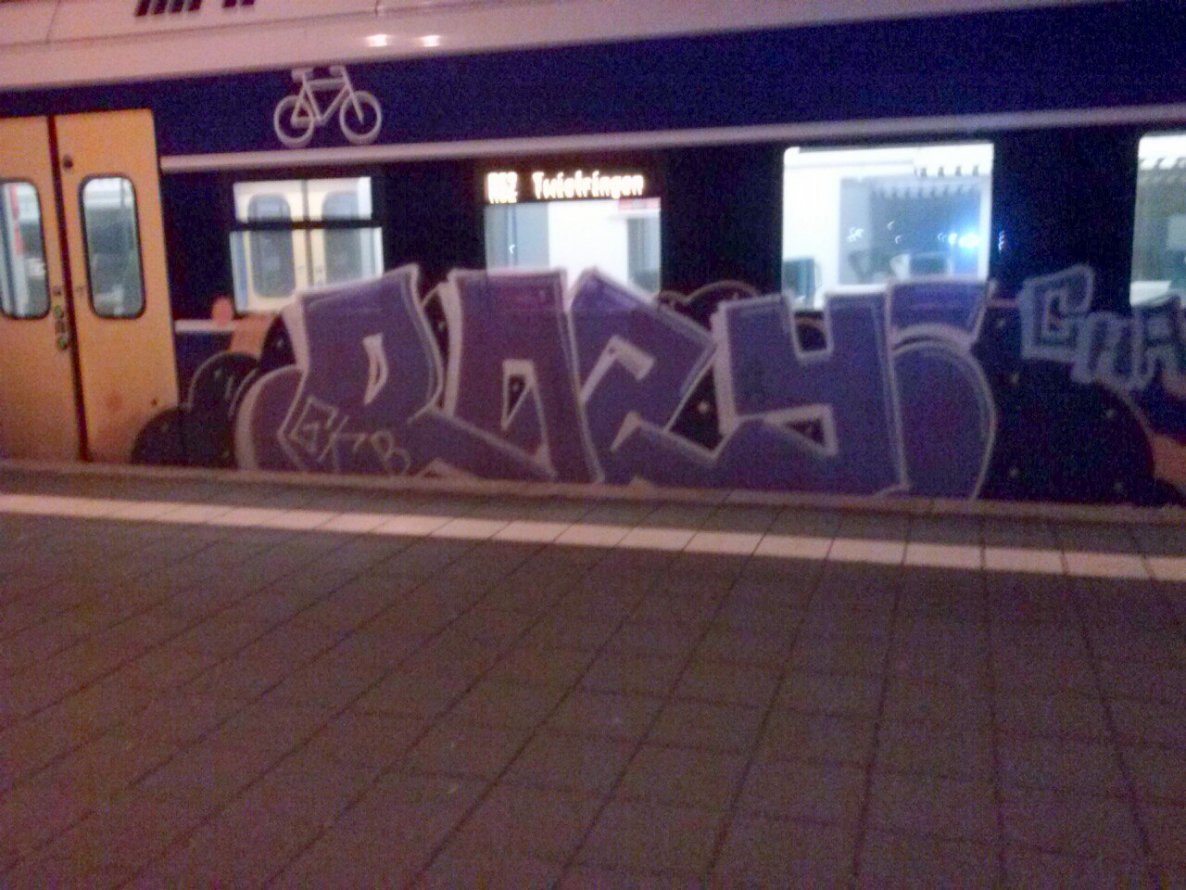 Graffiti Train - Photo by ZUGZWANG - rozy, bremerhaven, 27 (2014)