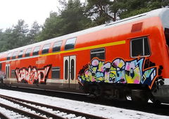 Graffiti Train - Photo by ZUGZWANG - ingo