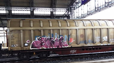 Graffiti Train - Photo by ZUGZWANG