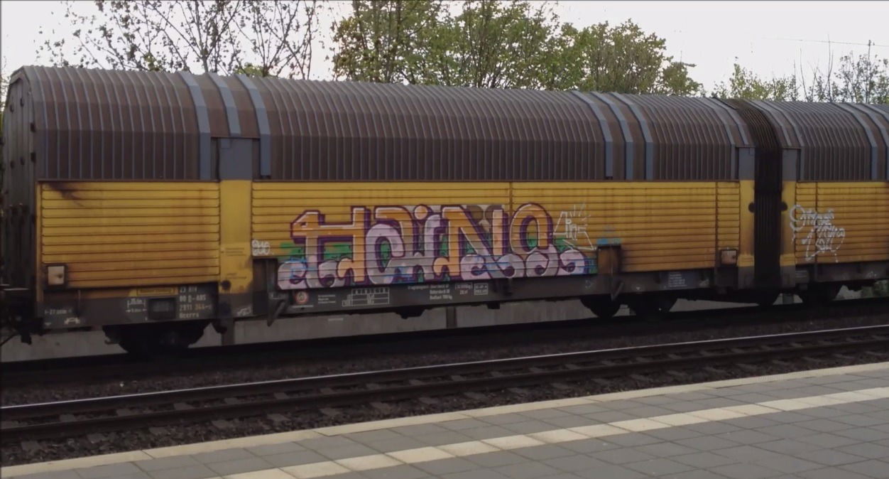 Graffiti Train - Photo by ZUGZWANG - hains