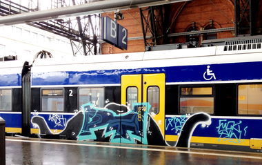 Graffiti Train - Photo by ZUGZWANG (2018)