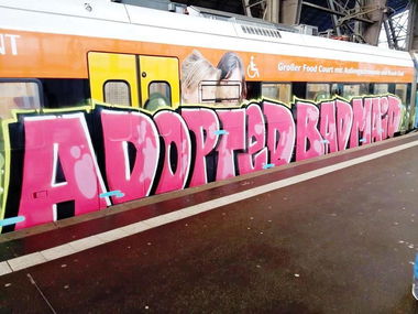 Graffiti Train - Photo by ZUGZWANG - abm, bremen
