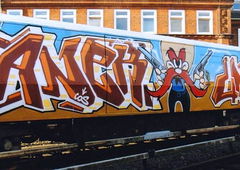 Graffiti Train - Photo by ZUGZWANG - aner, cos