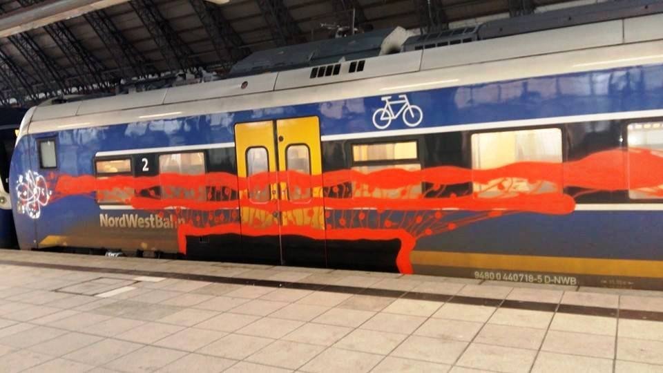 Graffiti Train - Photo by ZUGZWANG - bremerhaven, bremen, oldenburg