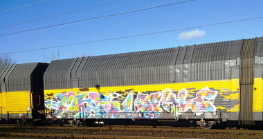 Graffiti Train - Photo by ZUGZWANG - bremerhaven