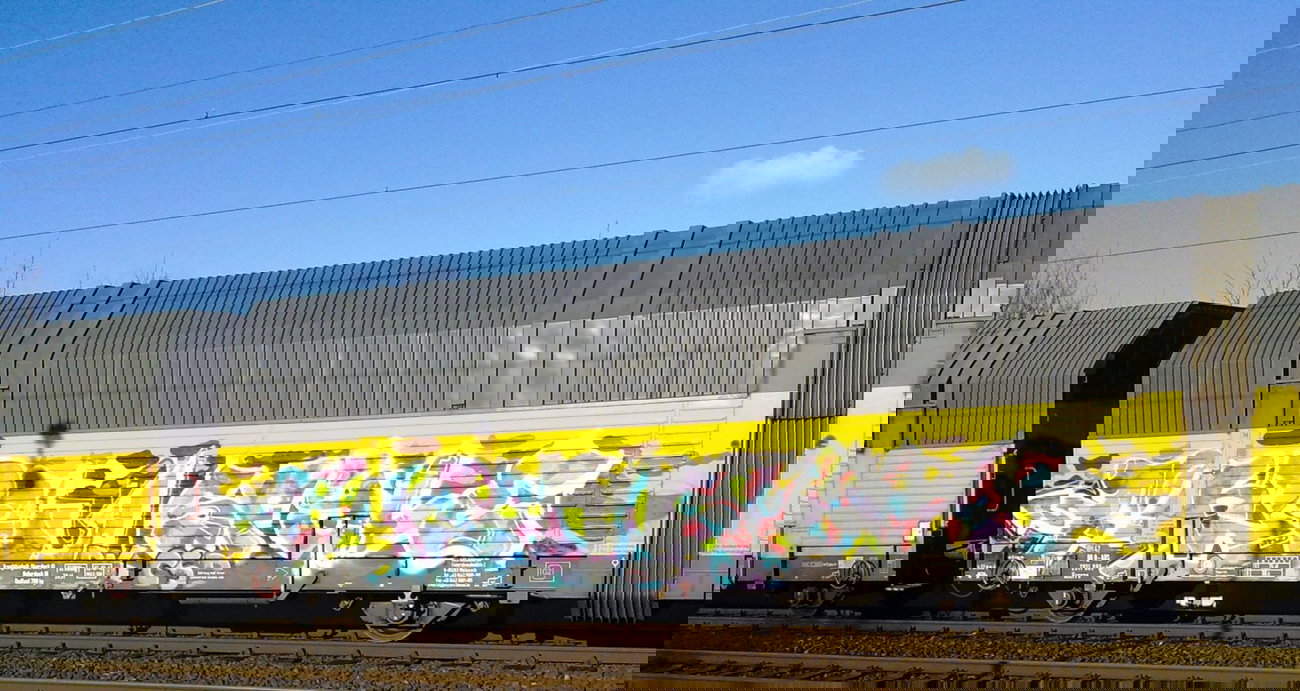Graffiti Train - Photo by ZUGZWANG - bremerhaven