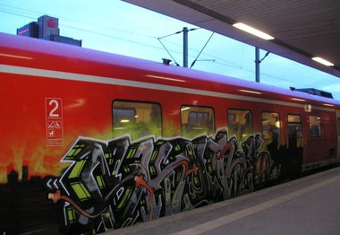 Graffiti Train - Photo by ZUGZWANG