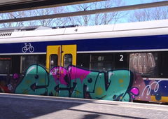 Graffiti Train - Photo by ZUGZWANG - ectv (2018)