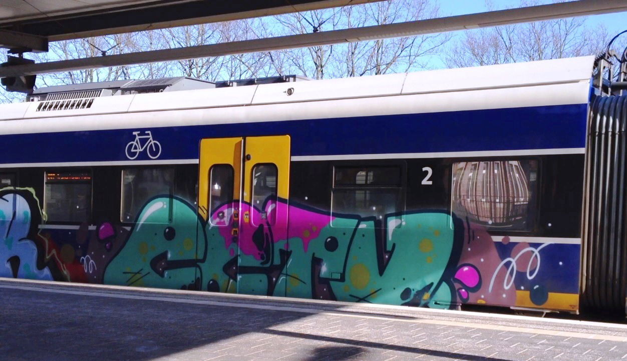 Graffiti Train - Photo by ZUGZWANG - ectv (2018)
