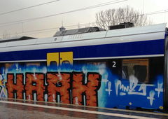 Graffiti Train - Photo by ZUGZWANG - hark