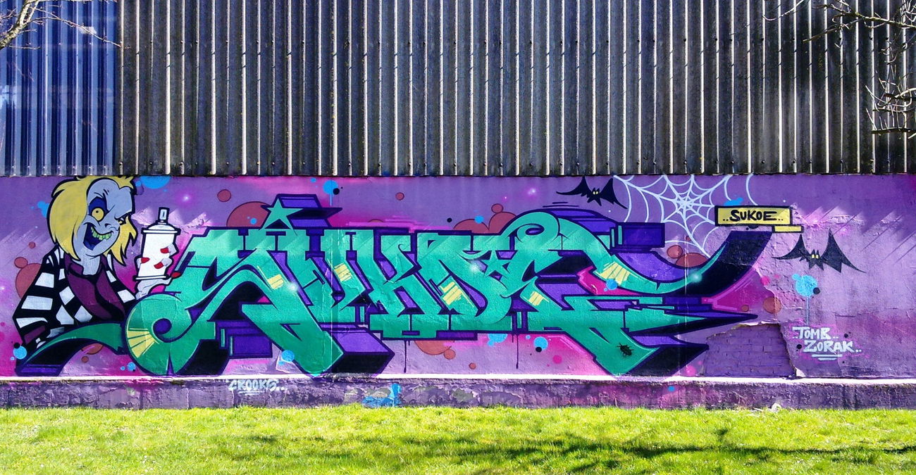 Graffiti Wall - Photo by ZUGZWANG - bremerhaven