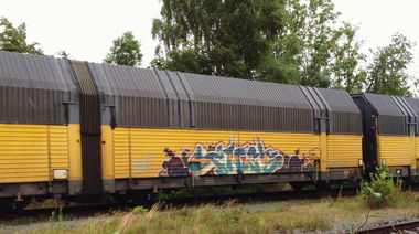 Graffiti Train - Photo by ZUGZWANG