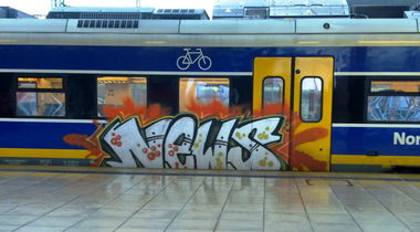 Graffiti Train - Photo by ZUGZWANG - news, bremen (2015)