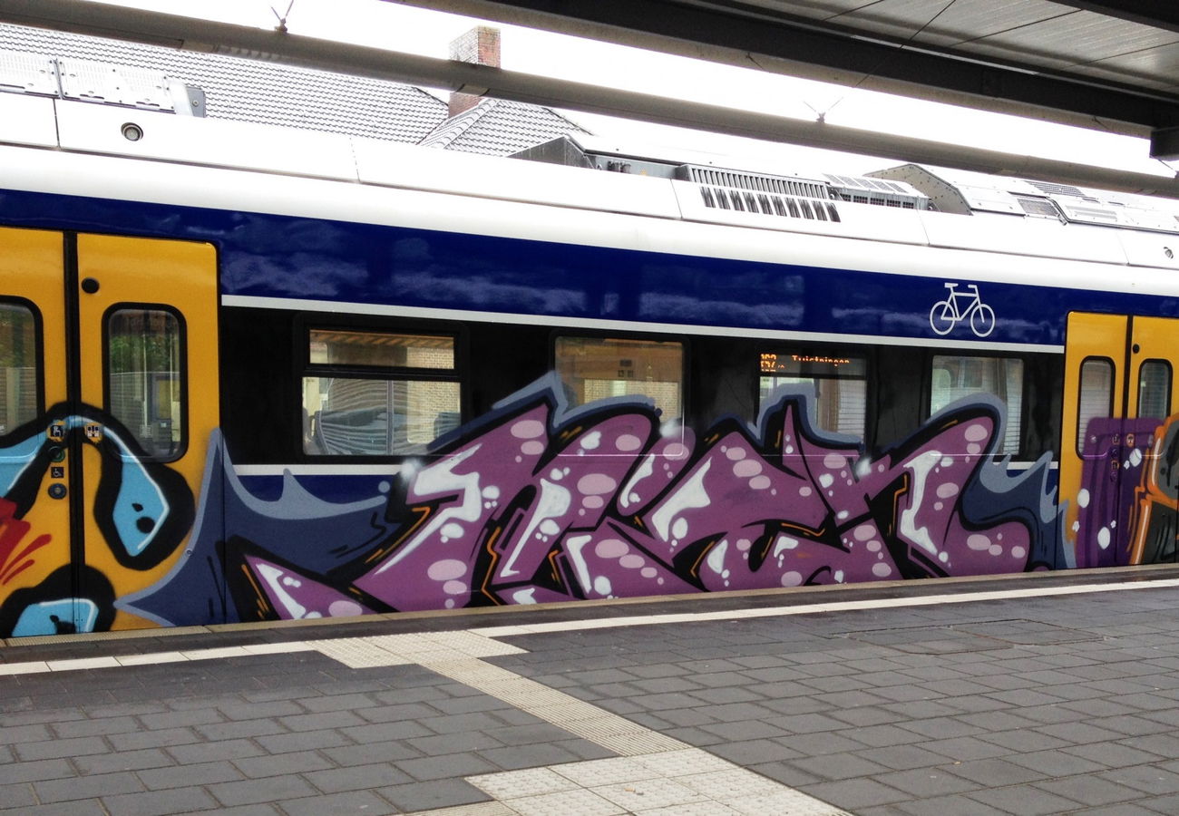 Graffiti Train - Photo by ZUGZWANG - niek (2017)
