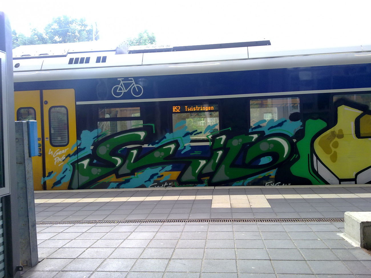 Graffiti Train - Photo by ZUGZWANG - skid (2016)