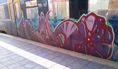 Graffiti Train - Photo by ZUGZWANG - bremerhaven, 27, bremen (2014)
