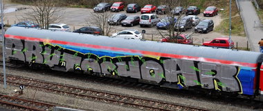 Graffiti Train - Photo by ZUGZWANG
