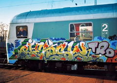 Graffiti Train - Photo by ZUGZWANG - jepsy, trd