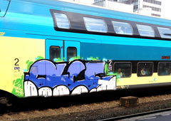 Graffiti Train - Photo by ZUGZWANG (2017)