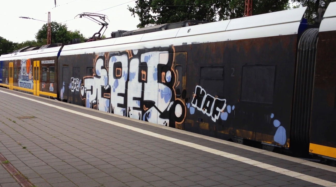 Graffiti Train - Photo by ZUGZWANG (2017)