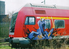 Graffiti Train - Photo by ZUGZWANG - kosi