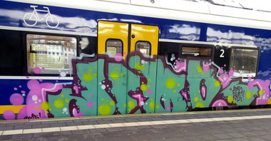 Graffiti Train - Photo by ZUGZWANG - bremerhaven, bremen, oldenburg (2015)