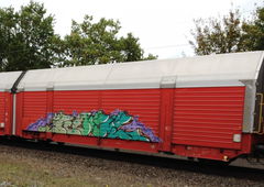 Graffiti Train - Photo by ZUGZWANG