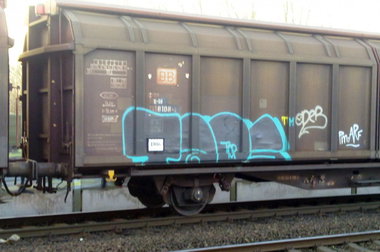 Graffiti Train - Photo by ZUGZWANG - taps, bremerhaven