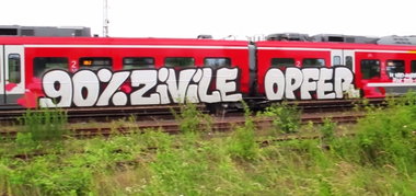 Graffiti Train - Photo by ZUGZWANG - usa, irak (2015)