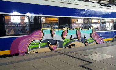Graffiti Train - Photo by ZUGZWANG - msa (2016)
