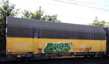 Graffiti Train - Photo by ZUGZWANG