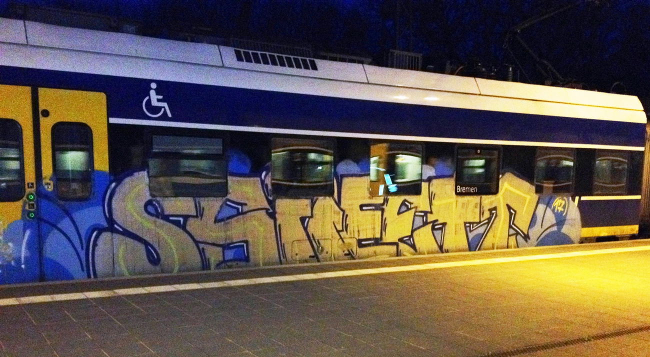 Graffiti Train - Photo by ZUGZWANG (2017)