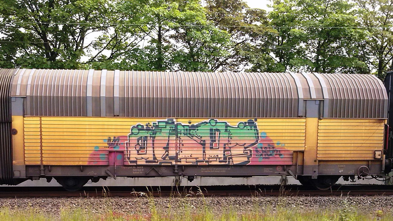 Graffiti Train - Photo by ZUGZWANG