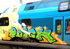 Graffiti Train - Photo by ZUGZWANG (2017)