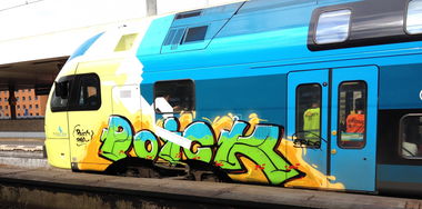 Graffiti Train - Photo by ZUGZWANG (2017)