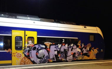 Graffiti Train - Photo by ZUGZWANG - gfr (2017)
