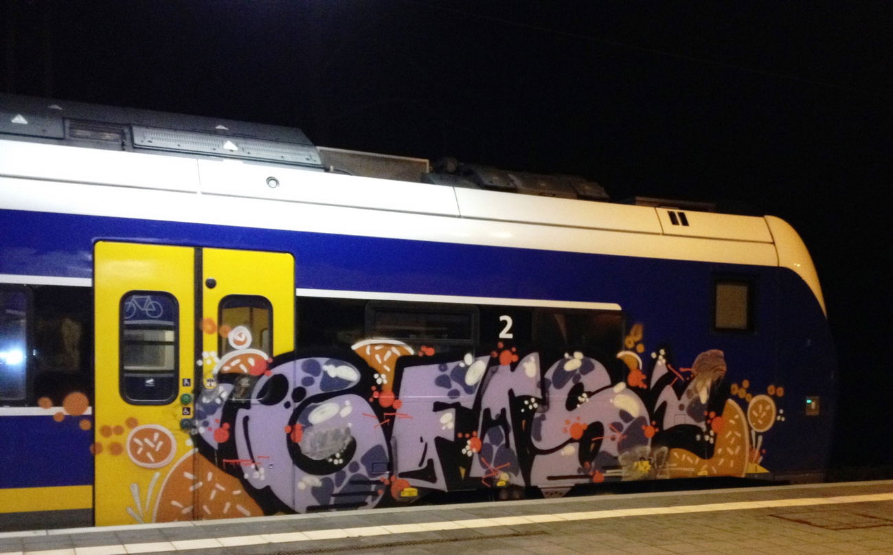 Graffiti Train - Photo by ZUGZWANG - gfr (2017)
