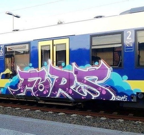 Graffiti Train - Photo by ZUGZWANG - fors (2015)
