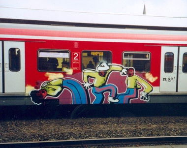Graffiti Train - Photo by ZUGZWANG - dsf