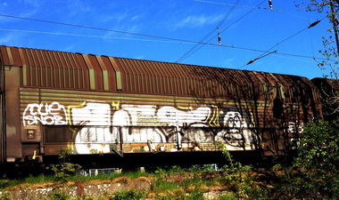 Graffiti Train - Photo by ZUGZWANG