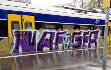 Graffiti Train - Photo by ZUGZWANG - naf, gfr (2017)