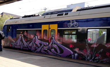 Graffiti Train - Photo by ZUGZWANG - wanted (2018)